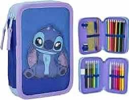 minecraft & stitch loaded pencil case
