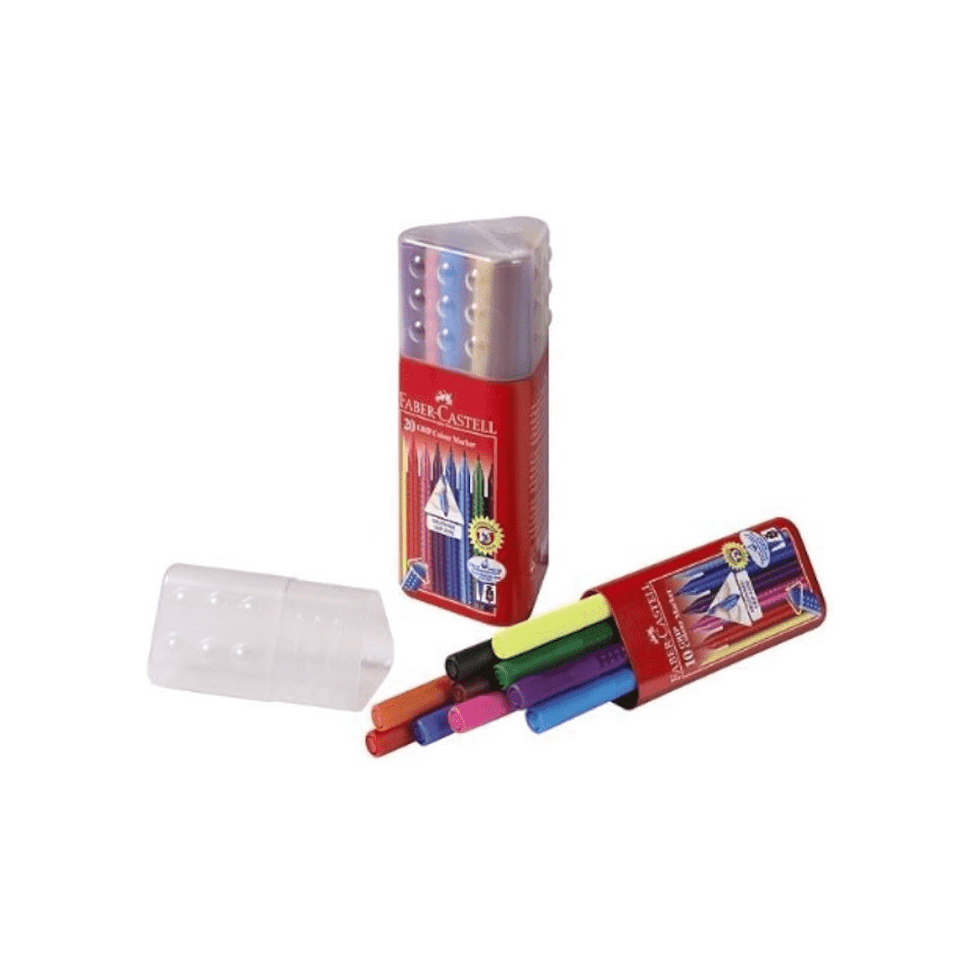 FC fiber felt pen washable grip 10 cl in tube